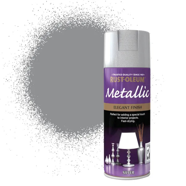 Rust-oleum Elegant Metallic Silver 400ml