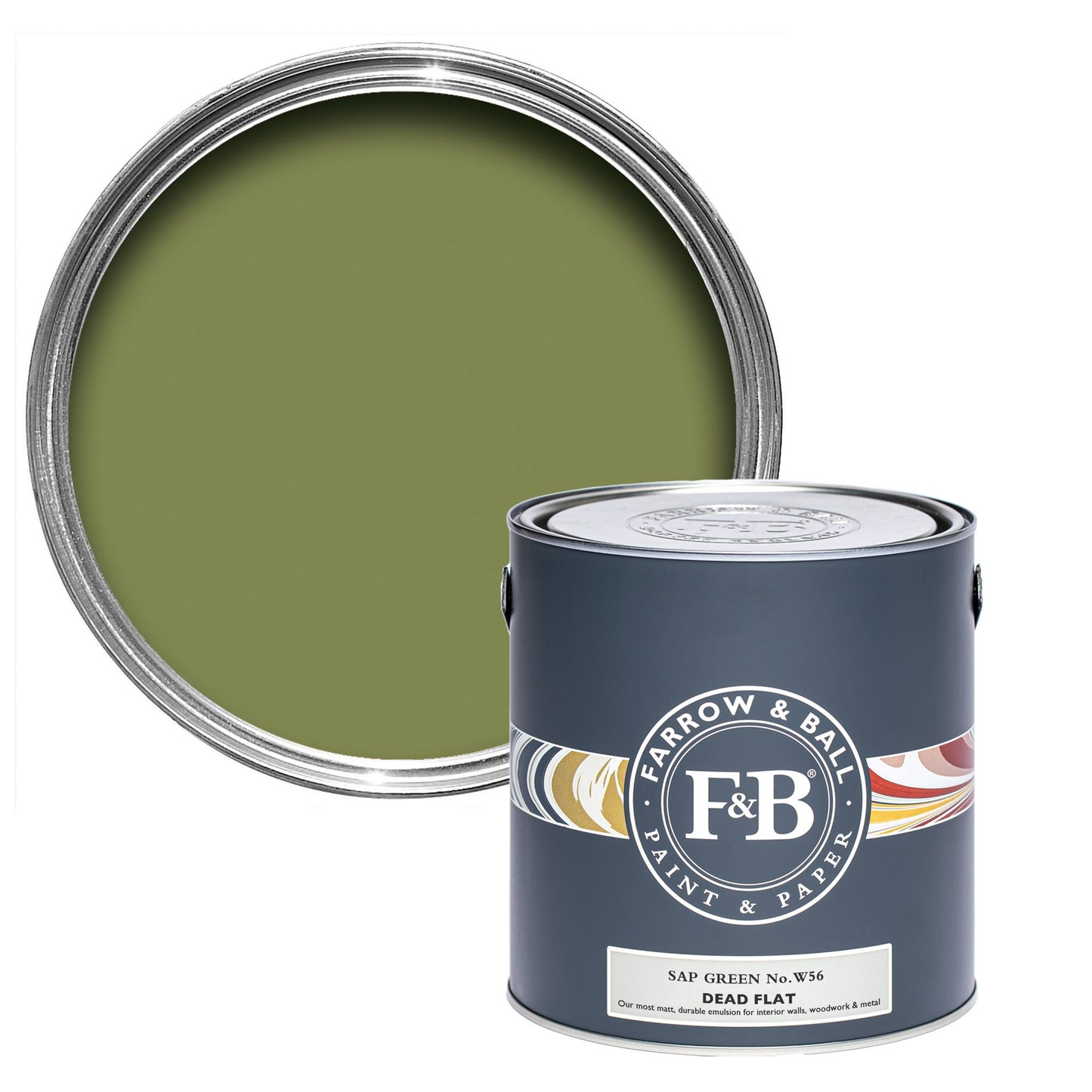 5L Dead Flat Sap Green No.W56
