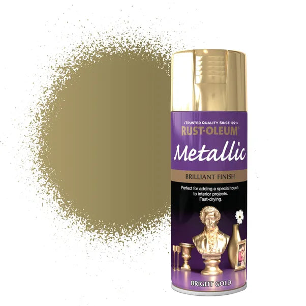 Rust-oleum Brilliant Metallic Bright Gold 400ml