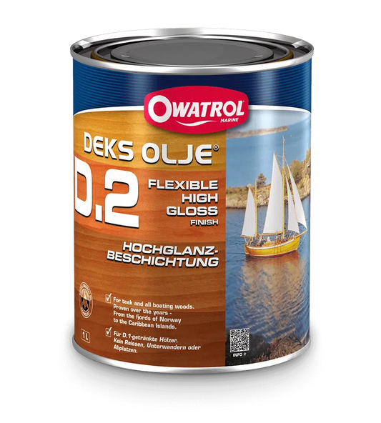 Owatrol Deks Olje D.2 Flexible High Gloss 1L