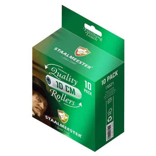 10 pack mini rollers microfelt 10cm