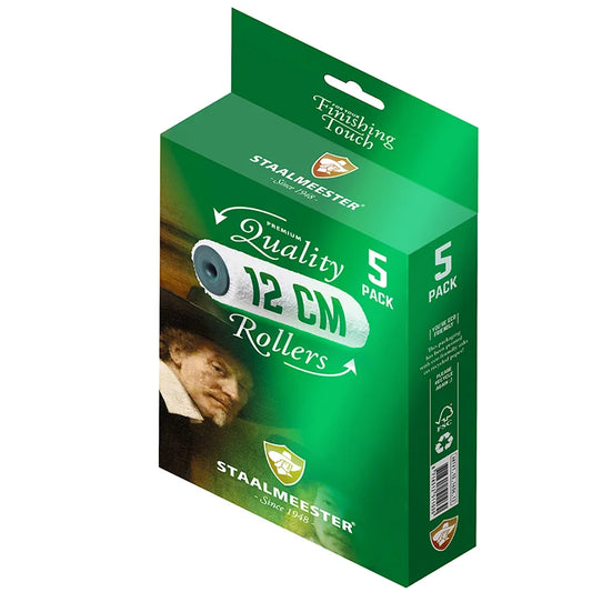 5 pack mid roller micofelt 12cm