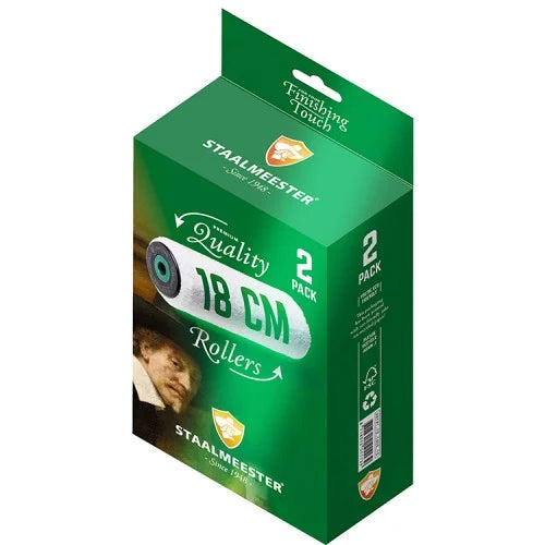 2 pack microfelt rollers 18cm