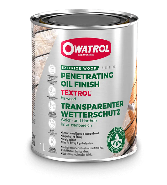 Owatrol Textrol Wood Oil 1L Golden Oak