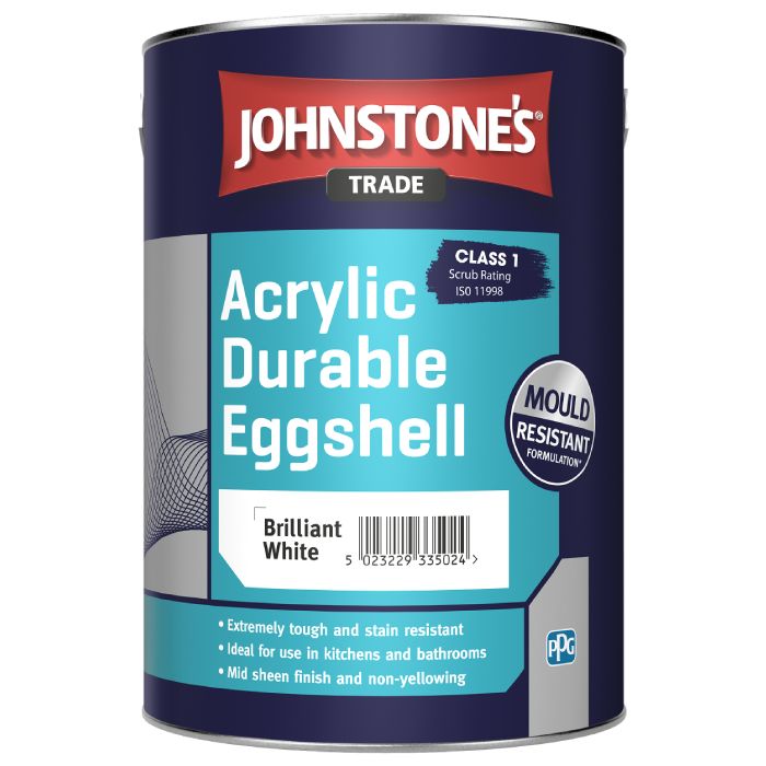 Johnstone's Trade (white) Acrylic Durable Eggshell