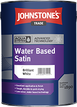 Johnstones Trade (white) Aqua Water Based Satin