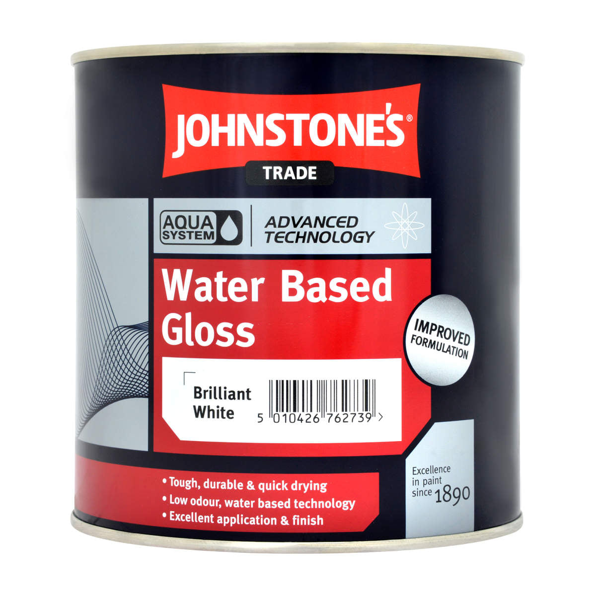 Johnstones Trade (white) Aqua Water Based Gloss