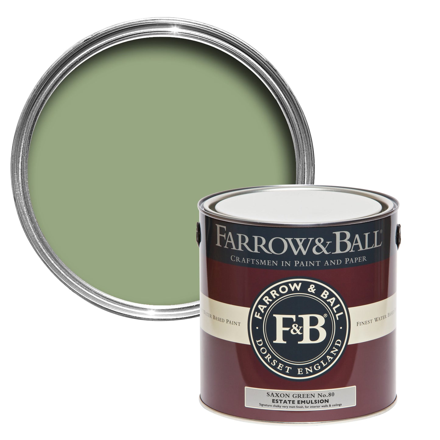 2.5L Estate Eggshell Saxon Green No.80