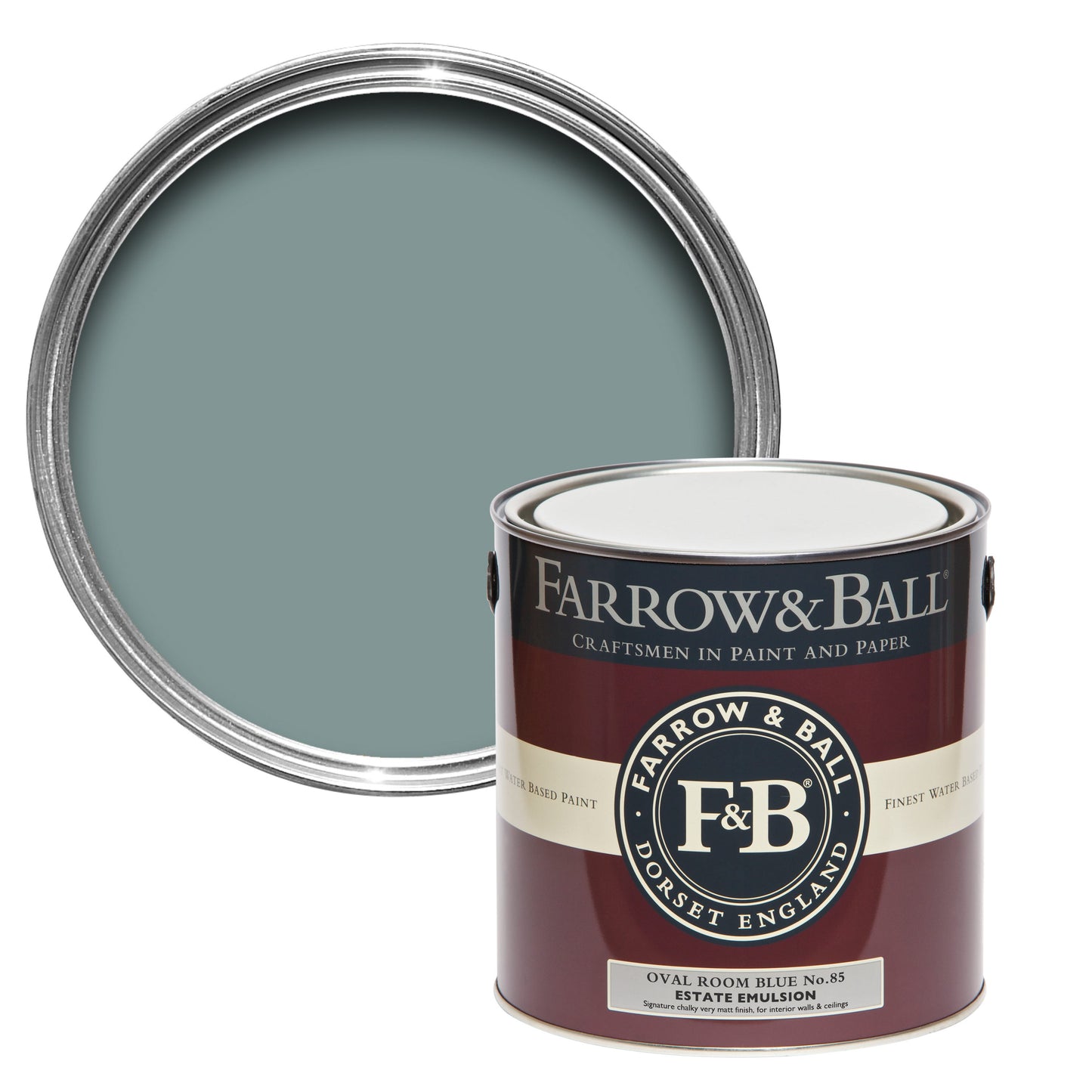 2.5L Exterior Eggshell Oval Room Blue No.85