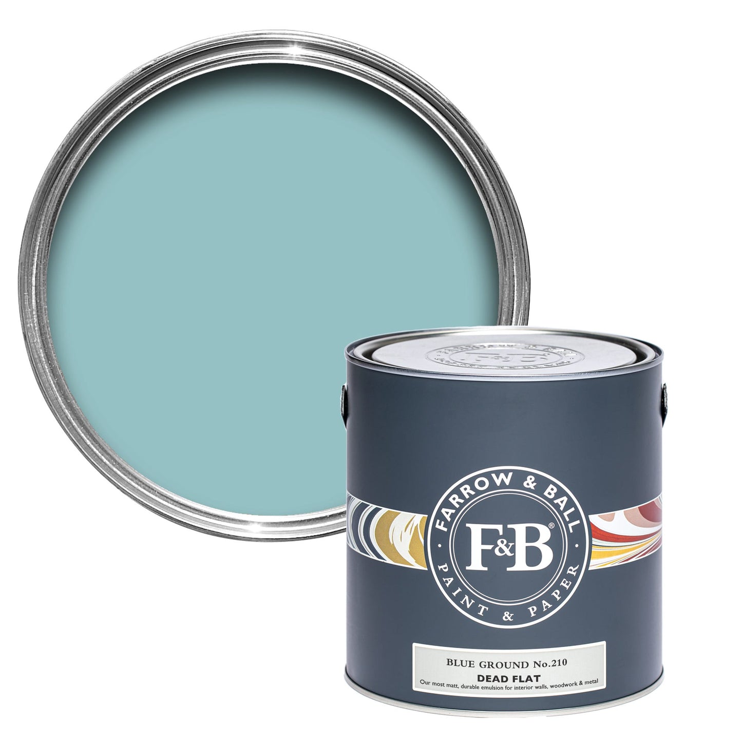 750ml Dead Flat Blue Ground No.210