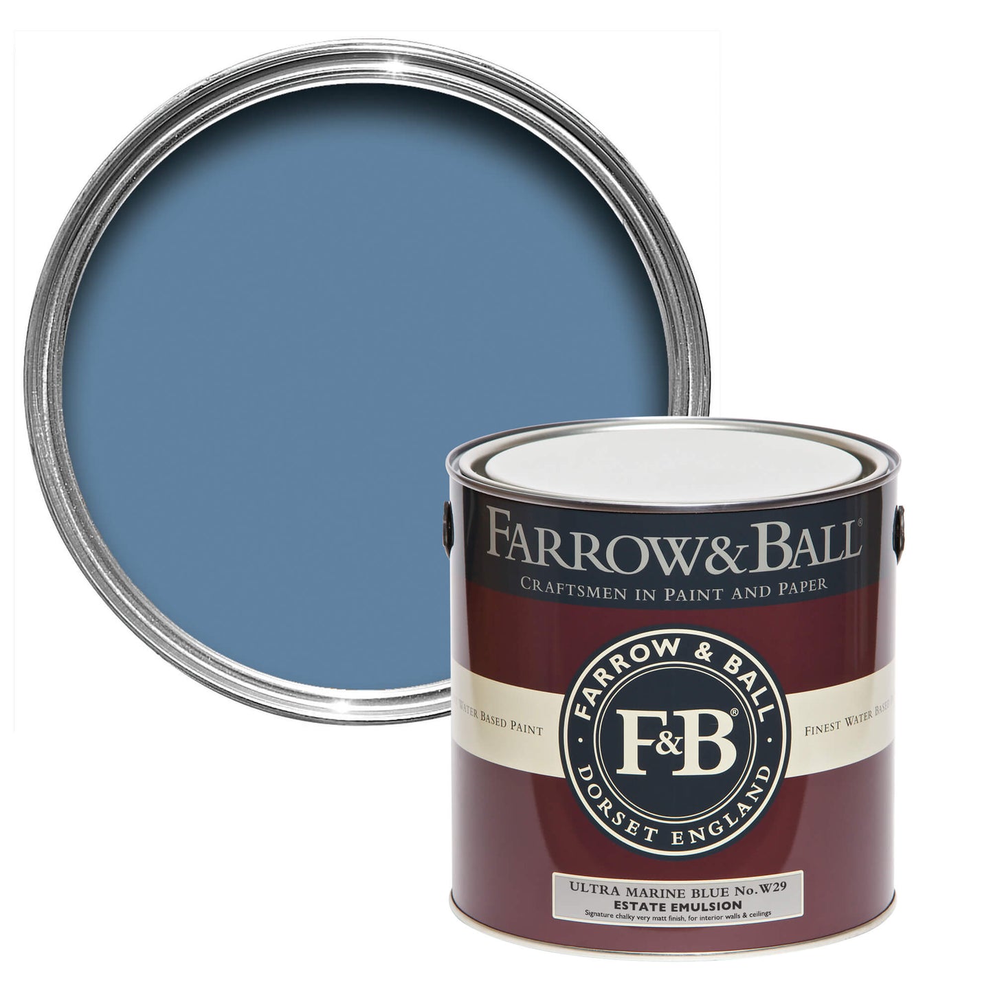 750ml Exterior Eggshell Ultra marine Blue No.W29