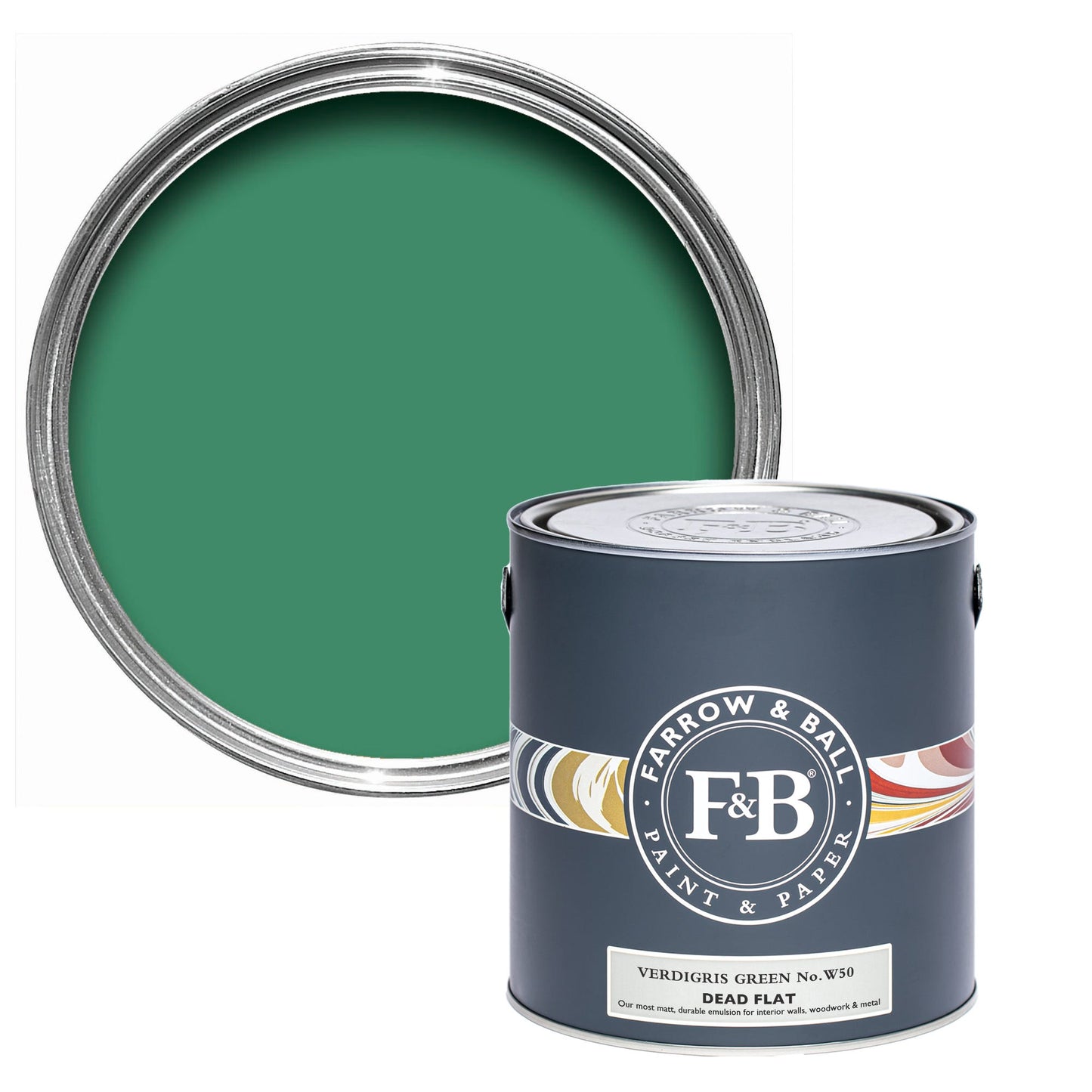 5L Dead Flat Verdigris Green No.W50