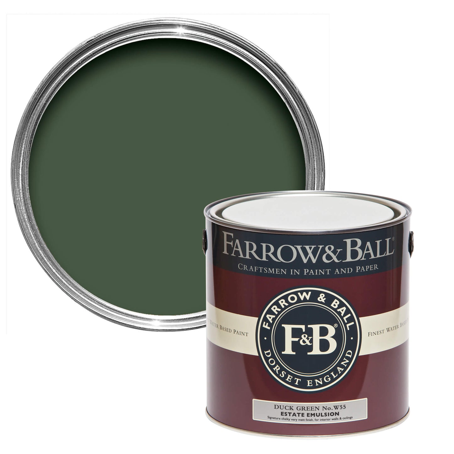 2.5L Exterior Eggshell Duck Green No.W55