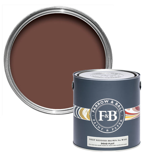 2.5L Dead Flat Deep Reddish Brown No.W101