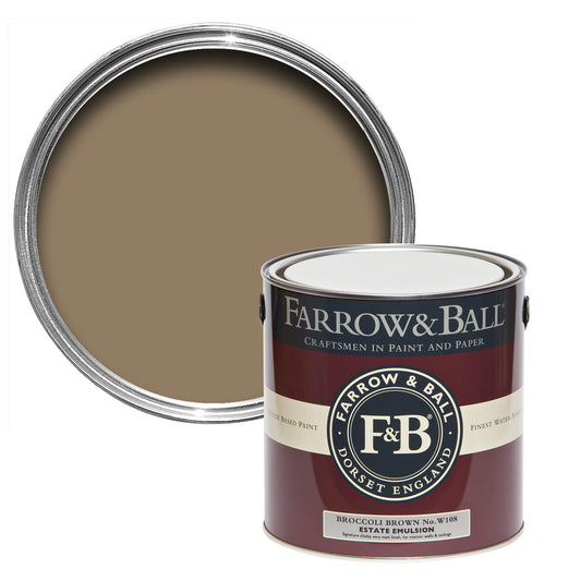 750ml Exterior Eggshell Broccoli Brown No.W108