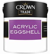Crown Trade Acrylic Eggshell (White)